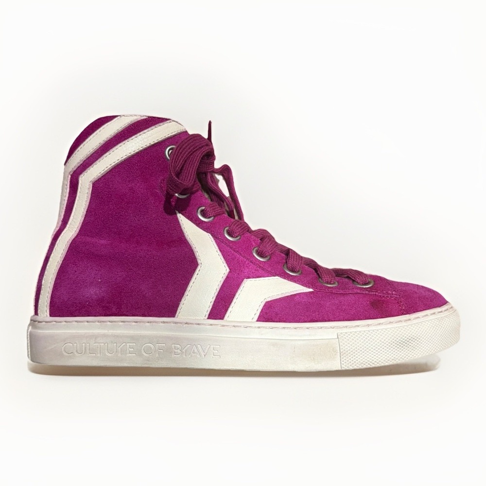 Culture of Brave Resilient V10 Mid Cut Womens Sneaker Purple Size 6 US 36 EU